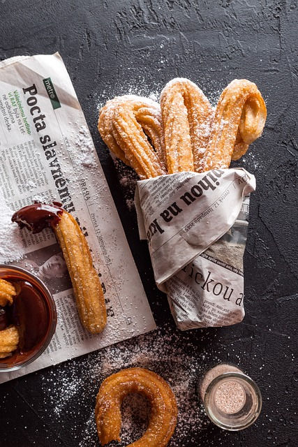 churros, bakery products, dessert