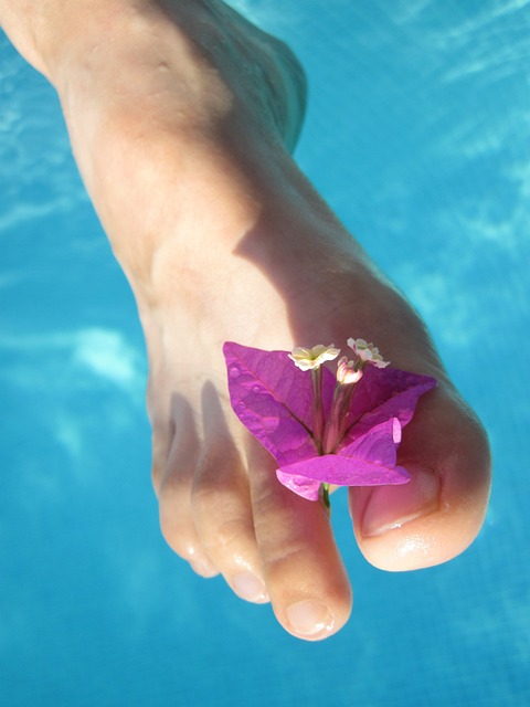 barefoot, blossom, care