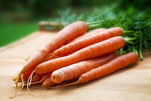 carrots, vegetables, harvest