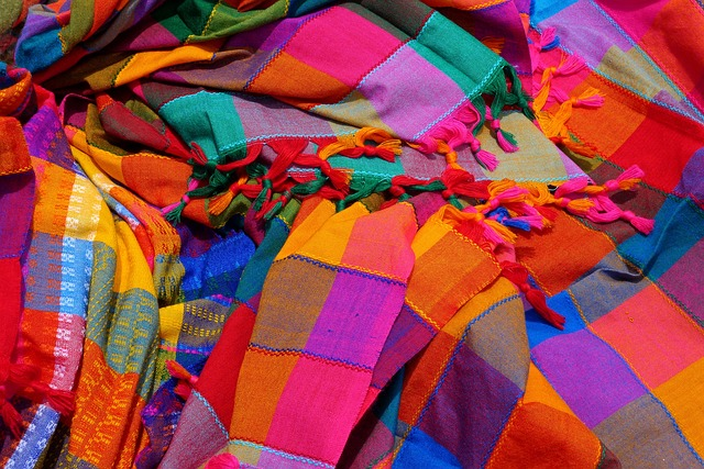 vibrant, fabric, cloth