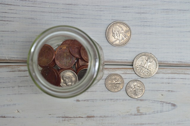 jar, currency, change