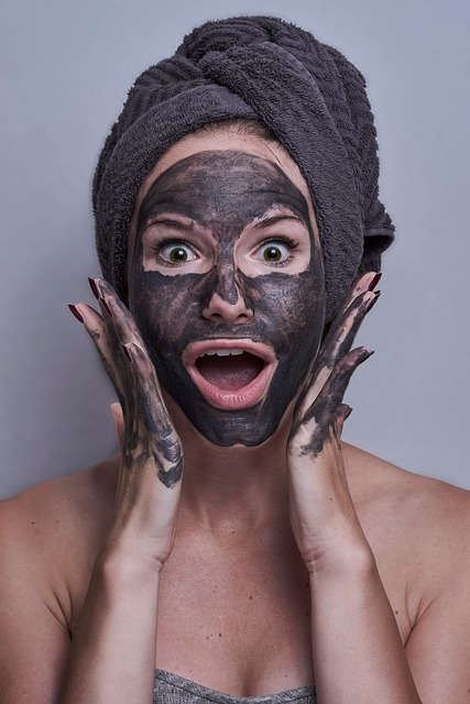 woman, portrait, face mask